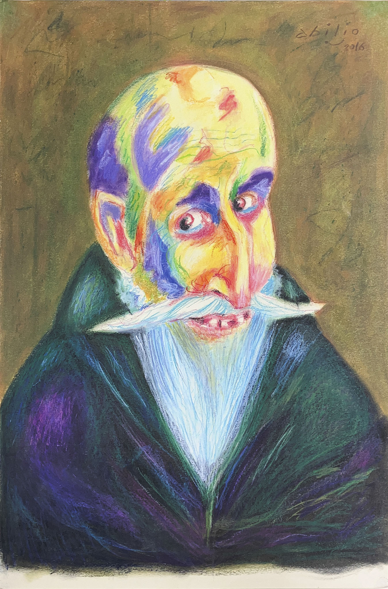 Cervantes riendo